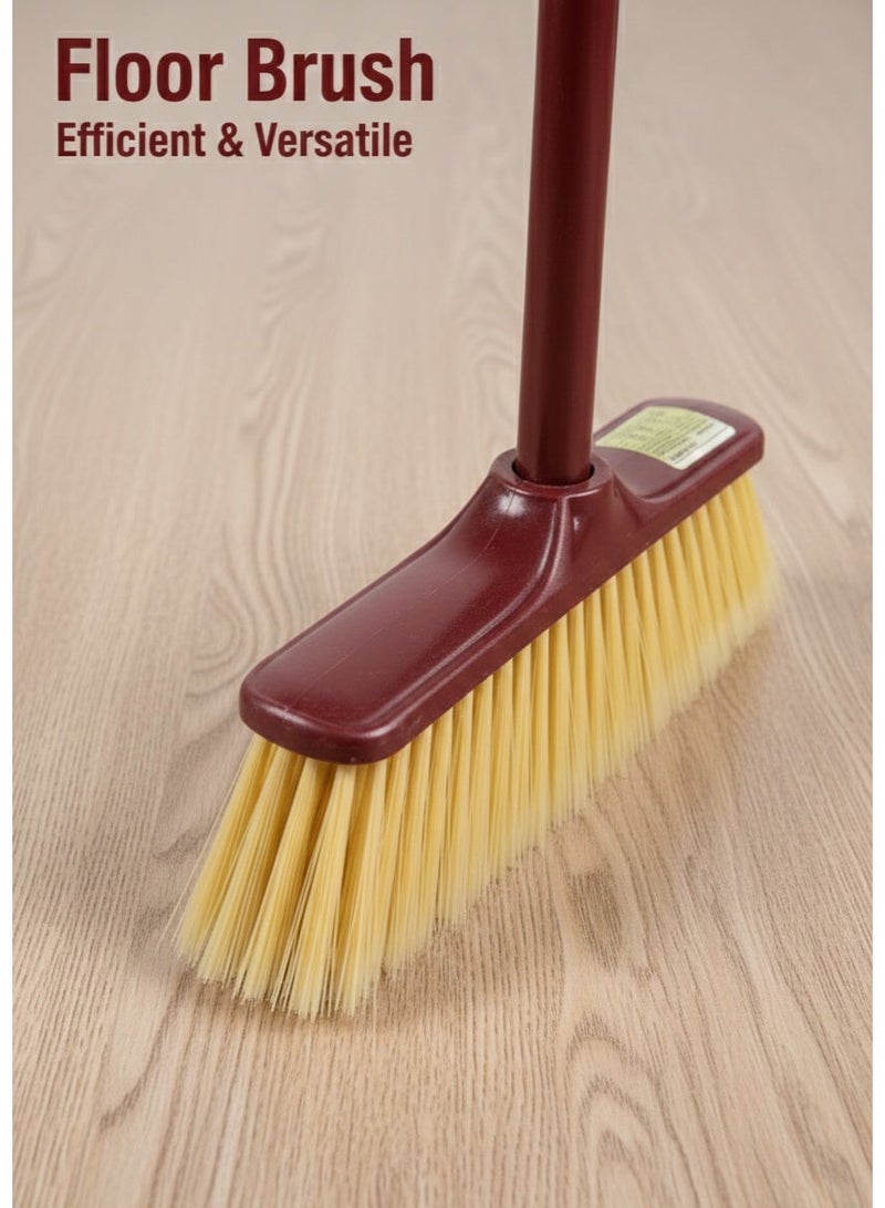 Sweet Home Heavy Duty Floor Broom with Long Handle | Hard Bristle Cleaning Broom for Home, Kitchen, Office, Bathroom & Outdoor Use - Image 4